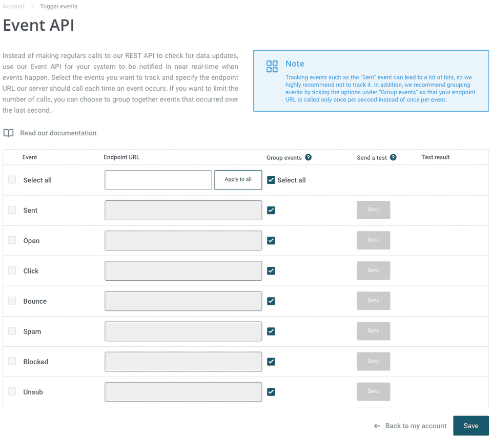 Mailjet source webhook URL