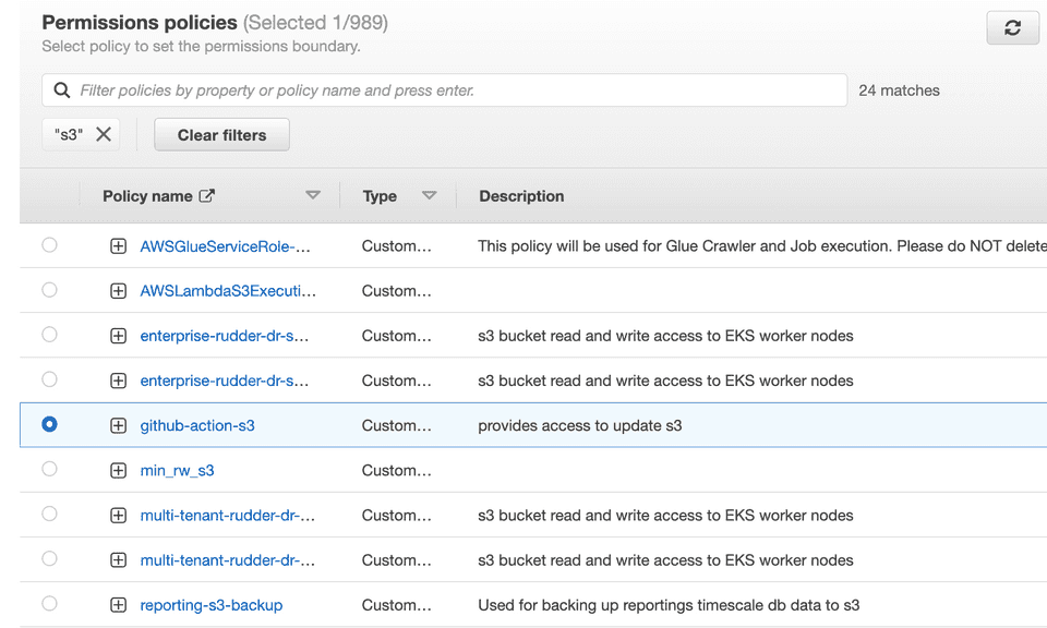 Setting up AWS IAM Role for RudderStack