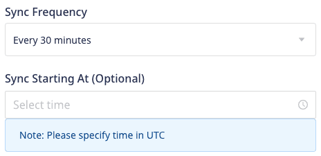 sync frequency